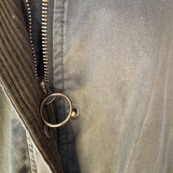 Portland Barn Jacket, Fully Lined with Zip Front and Hideaway Hood - Picture 5 of 11